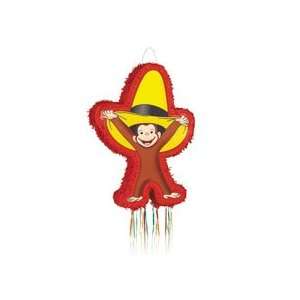  Curious George Flat Pull Pinata: Toys & Games