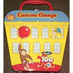  Curious George 100 piece Puzzle Tin: Toys & Games