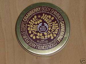 THE BODY SHOP CRANBERRY SHIMMER BODY CREAM/LOTION NEW!!  