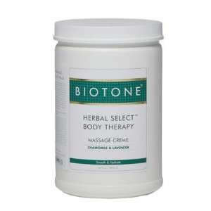   BIOTONE® Herbal Select Body Therapy Massage Creme Half Gallon: Beauty