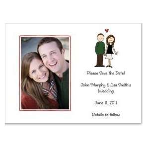  Engagement Couple Photo Card Invitation