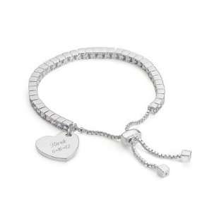    Personalized Birthstone Lariat Bracelet   June Gift: Jewelry