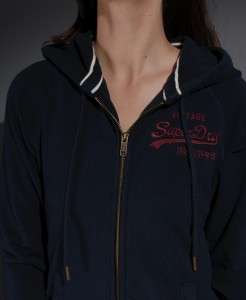 New Womens Superdry Twinset Zip Hoodie CB MP576/1066  