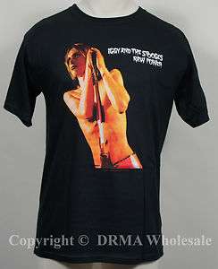 Authentic IGGY AND THE STOOGES Raw Power T Shirt S M L XL XXL NEW 