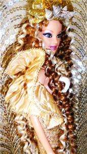   Sunrise Enchanting Mermaid barbie doll ooak sea siren curly hair