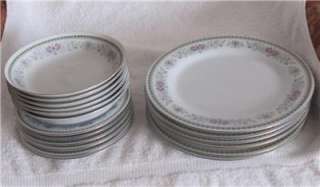Vintage Sea Gull Fine China Jian Shiang Dinner Plates, Salad Plates 