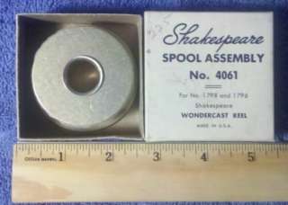   Shakespeare Model 1798 and 1796 Wondercast fishing reel. Part No. 4061
