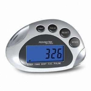  SFO Sports Pedometer,heart rate, step counter, belt clip 