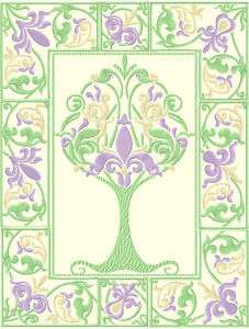 Renaissance Spring Tree Quilt Blocks Embroidery Designs  