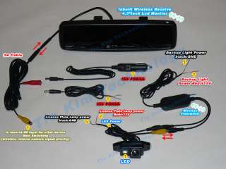 Wireless Reverse Camera Car Kit For Toyota Prado  