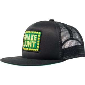  Shake Junt Box Logo Mesh Hat Adjustable Black Black Skate 