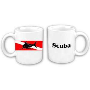  SCUBA Black Shark Coffee Mug 