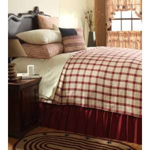  Clayton Red Plaid Coverlet by Victorian Heart: Home 