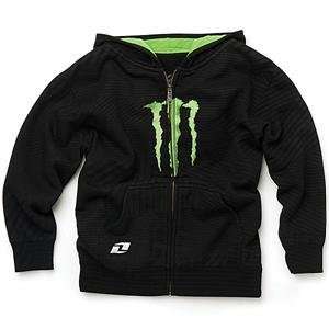    One Industries Youth Monster Zip Hoody   Large/Black: Automotive