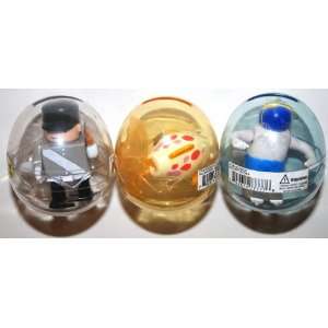   Plastic Egg Banks, Soldier, Swimmer and Fish (1 Set) 