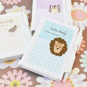   Keepsake Baby Animals Personalized Notebook Favors (Set of 24) Baby