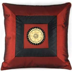   Cover / Pillow Case   Sectioned Black & Burgundy Wine: Home & Kitchen