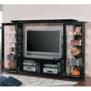  Contemporary Entertainment Unit in Pearl Black by Coaster 