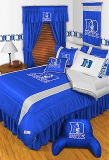 DUKE BLUE DEVILS Comforter Sham Bdskt Pillowcase Set  