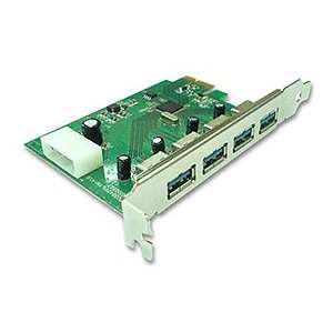  GWC Technology PU3040 USB 3.0 4 Port PCI Express Card 