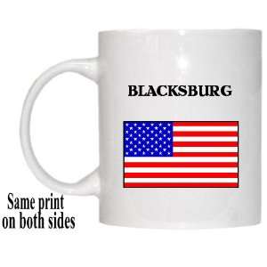  US Flag   Blacksburg, Virginia (VA) Mug 