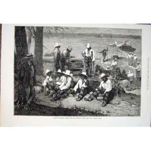  BlackwallS Island Prison New York America Print 1876 