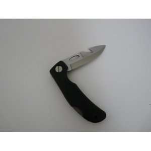  Black Double Bladed Pocket Knife 