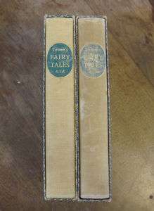 grimm fairy tales heritage press 2 volumes slipcase VG+  