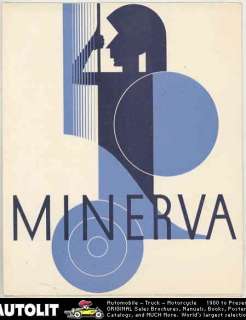 1932 1933 ? Minerva 16/80PS Berline Brochure German  