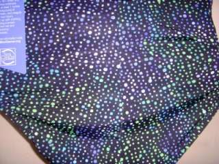 Ladies SPEEDO Black Blue Dots ONE piece Swimsuit NWT 827782900126 