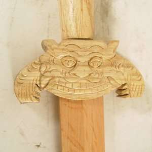   Piece Special Sale Hardwood Tai Chi Lion Head Sword 