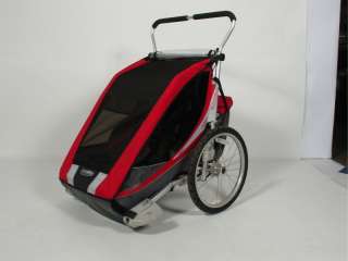 Chariot Cougar 2 Jogger Stroller W/ Bike Accessory NO RESERVE, In 
