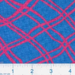  45 Wide Crazy Maze   Blue Fabric By The Yard Arts 