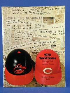 1970 World Series Program Orioles at Cincinnati Reds  