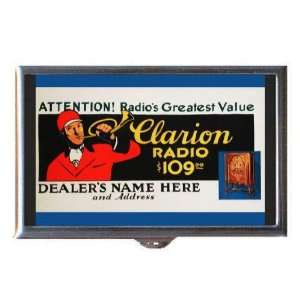  1920s Clarion Radio Retro Coin, Mint or Pill Box Made in 