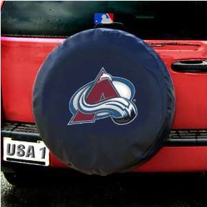  Colorado Avalanche NHL Spare Tire Cover (Black): Sports 