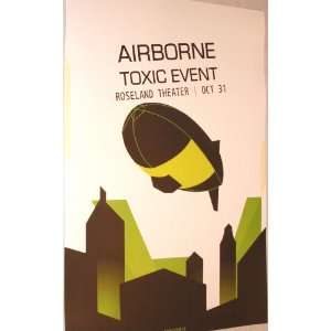  Airborne Toxic Event Poster   Concert Flyer