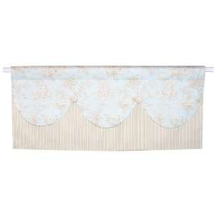    Baby Toile Valance   Pink, Blue or Green by Doodlefish Kids: Baby