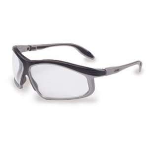  Uvex Pivot Safety Glasses   Black/Silver Frame: Home 