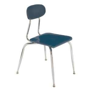  180 Series Blue Solid Plastic School Chair 17 1/2 Seat 