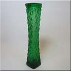 oberglas austrian tall green textured glass vase $ 34 88 10 % off gbp 