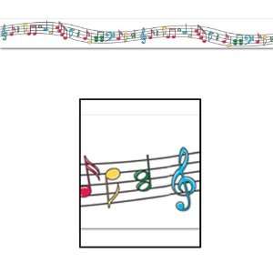 Music Staff & Notes Party Tape Case Pack 120