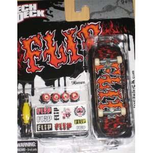  Tech Deck Single Board Flip with Flames: Toys & Games