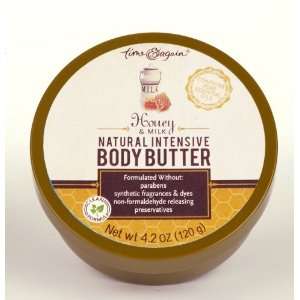  Natural Intensive Body Butter   Honey & Milk: Beauty
