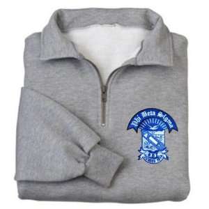  Phi Beta Sigma Patch 1/4 Zip Pullover: Sports & Outdoors