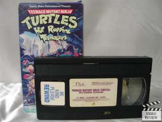 TMNT   Hot Rodding Teenagers VHS  