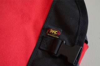 Pac Designs Street Slim messenger courier bag red New  