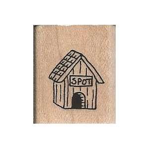  Doghouse Wood Mounted Rubber Stamp (H74361) Everything 