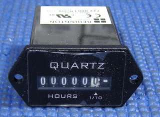 REDINGTON model 722 0001 Hour Panel Meter, AC Quartz  
