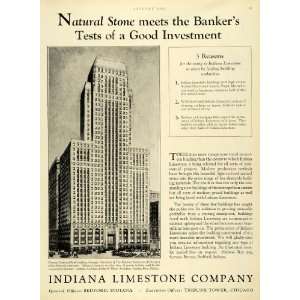  1929 Ad Indiana Limestone Bedford Skyscraper Foreman 